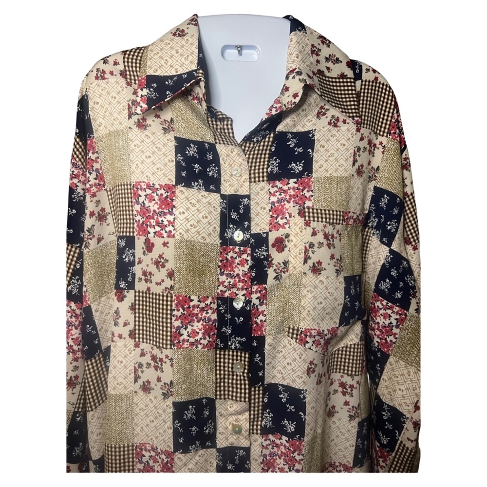 NWT Be Faithful Shirt Dress Oversized Size Medium - Picture 6 of 7